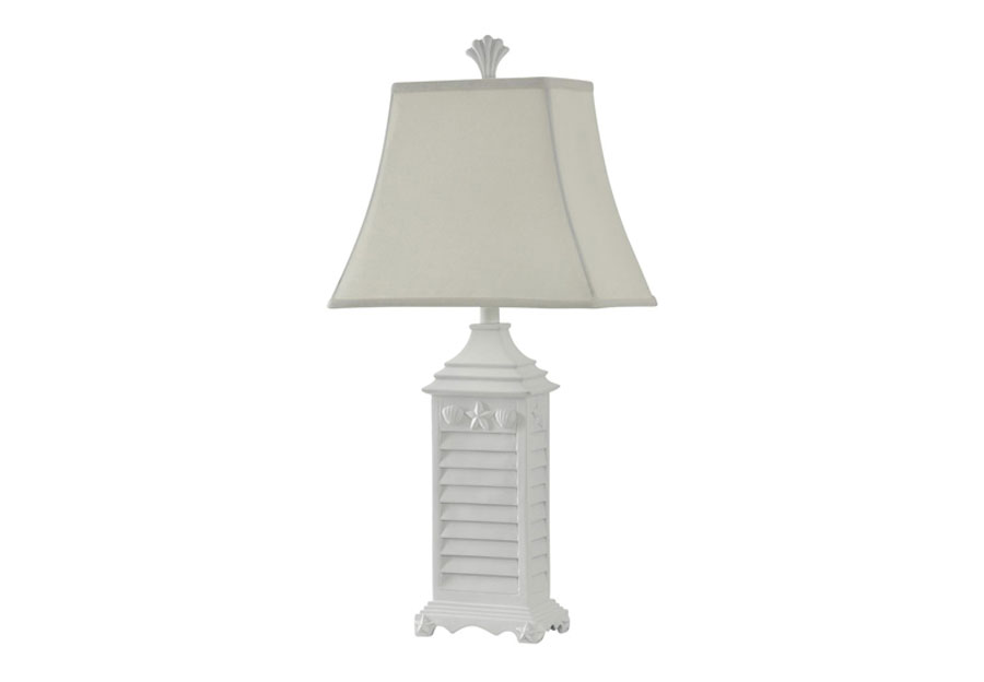 StyleCraft Nautical Theme White Table Lamp