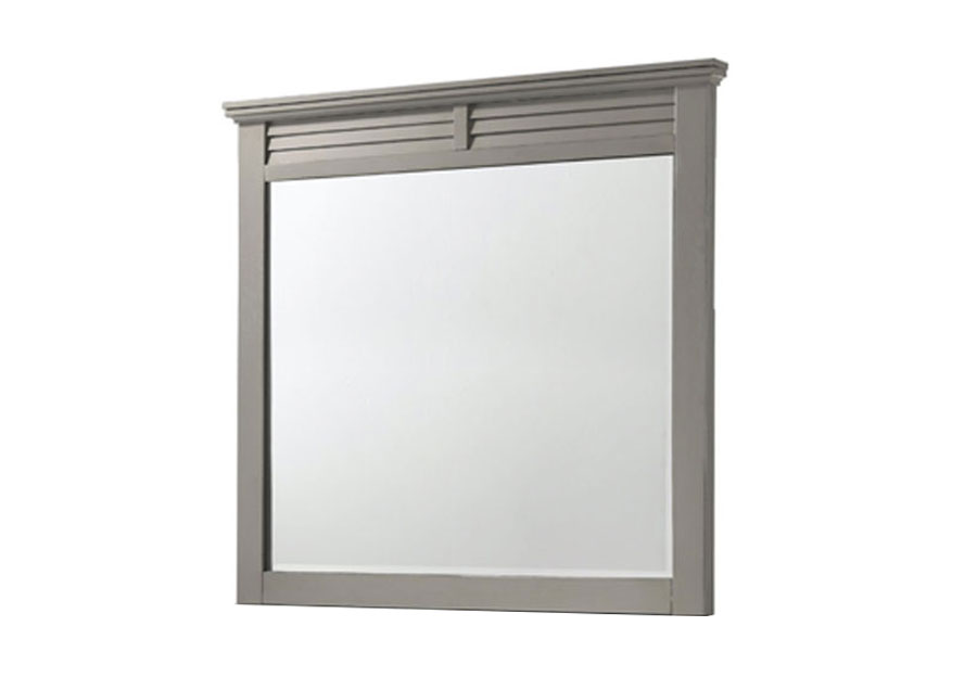 Lifestyle Shutter Grey Beveled Mirror