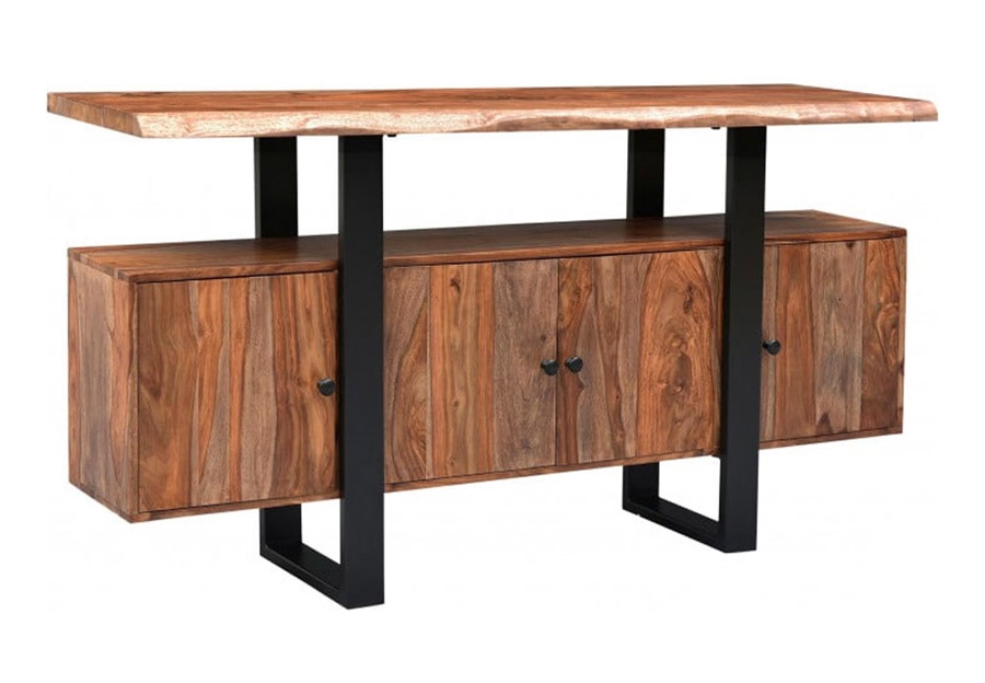 Coast To Coast Brownstone Four-Door 63-Inch Media Credenza