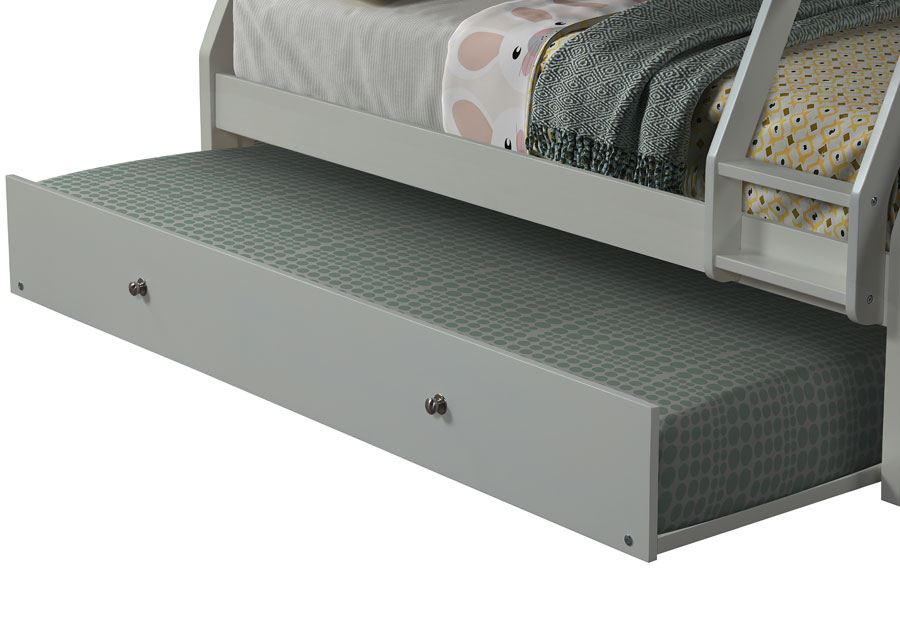 Lifestyles Taylor Grey Bunk Bed Mattress Trundle