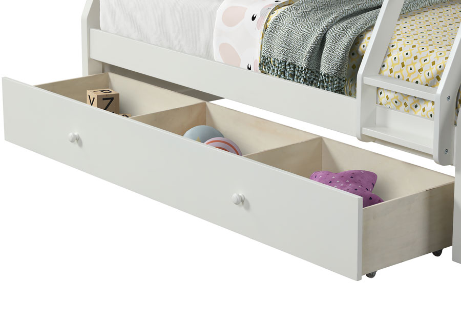 Lifestyles Taylor White Trundle Storage Drawer