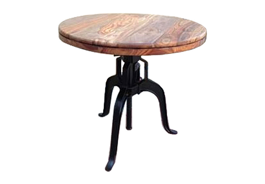 Coast to Coast Brownstone Adjustable Round Pub Table