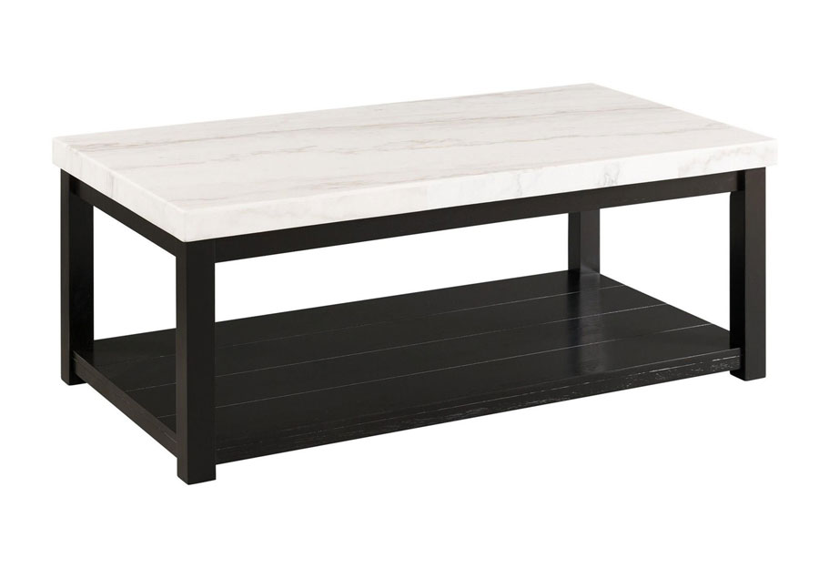 Elements Marcello White Rectangular Cocktail Table