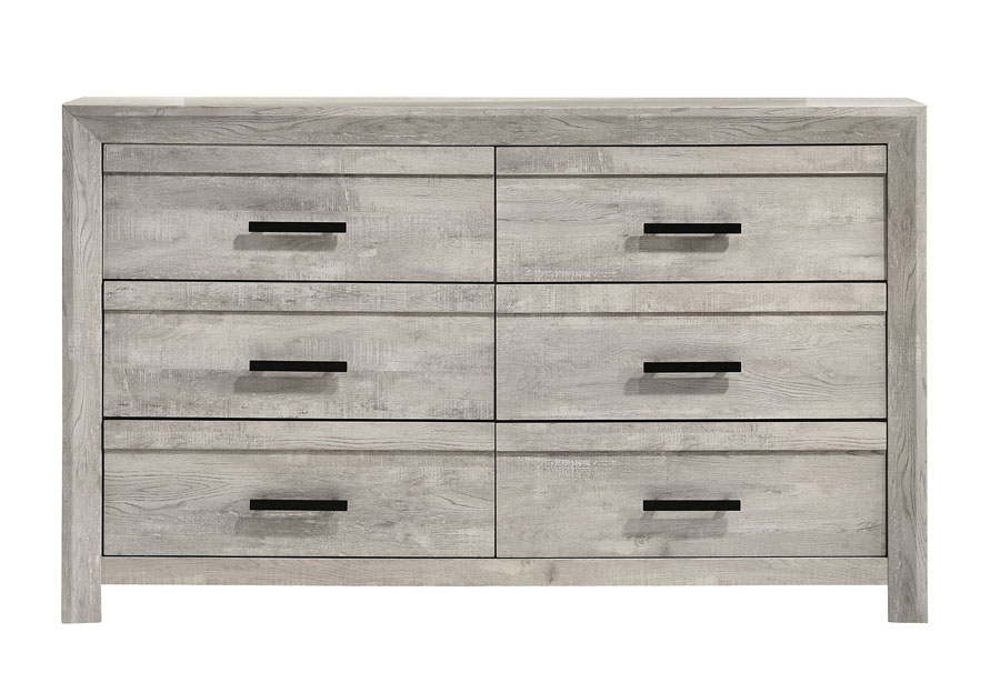 Elements Ellen White Six-Drawer Dresser