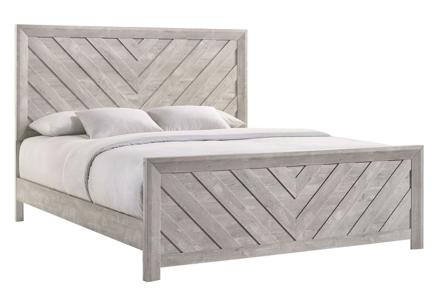 Elements Ellen White Queen Bed