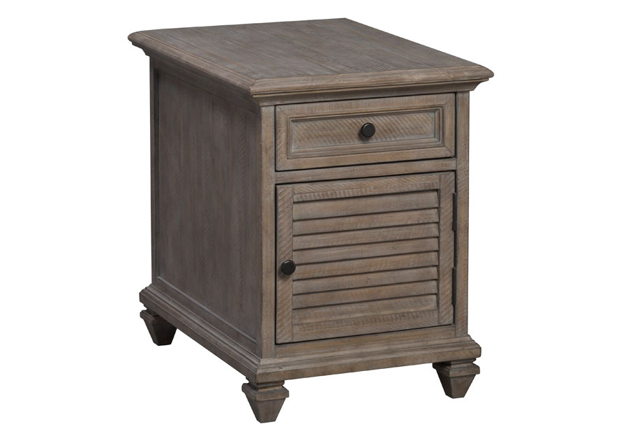 Magnussen Lancaster Pewter Chairside End Table