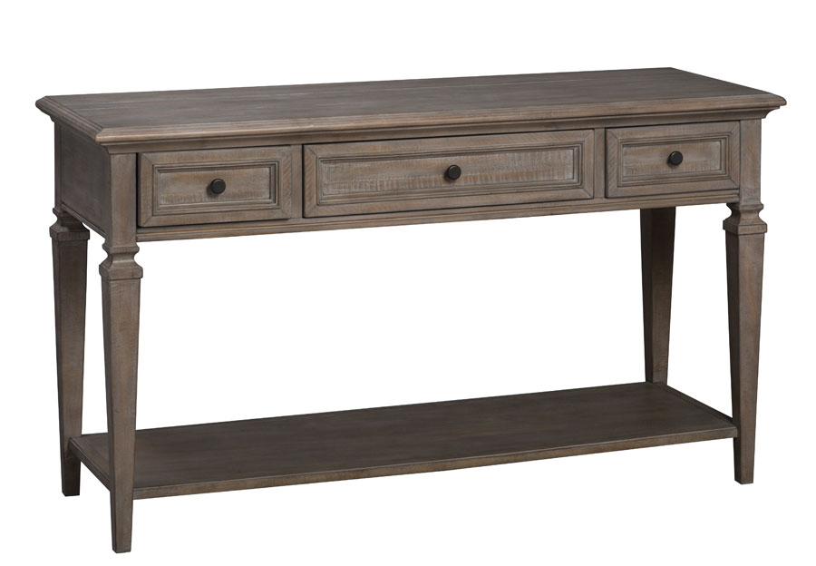 Magnussen Lancaster Pewter Rectangular Sofa Table