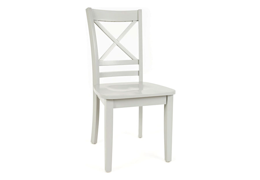 Jofran Simplicity Dove X-Back Side Chair