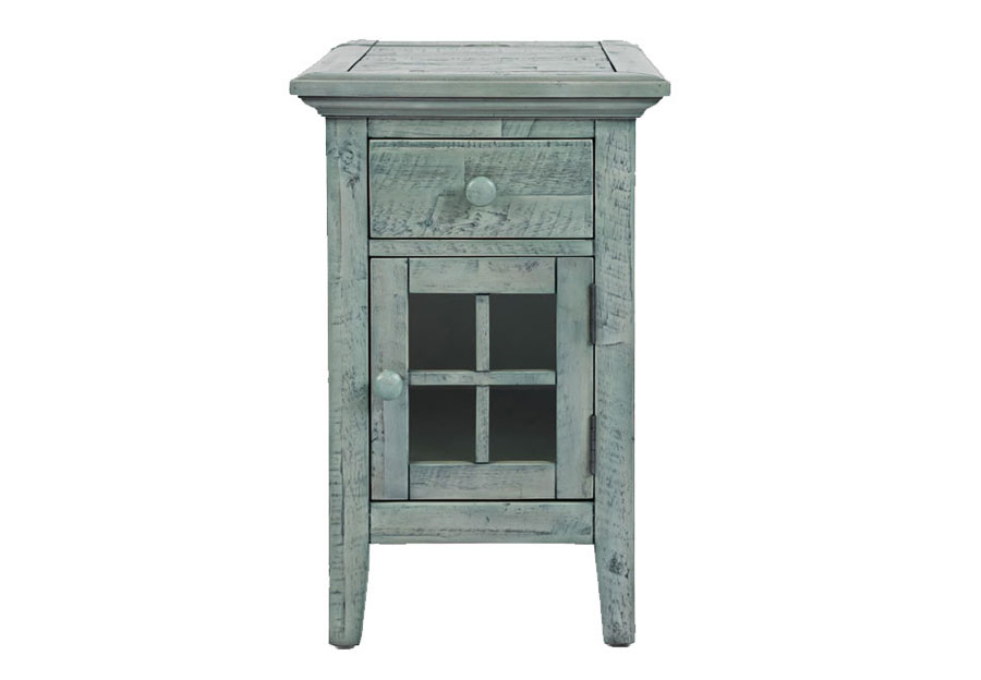 Jofran Rustic Shores Surfside Power Chairside Accent Cabinet