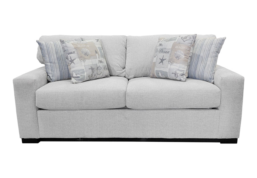 Overnight Braxton Ceramic Full Sleeper Sofa with Gulls Point Seaspray and Beasley Pillows
