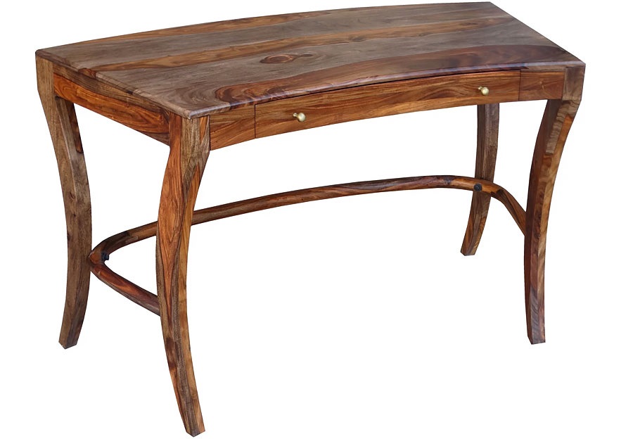 Jaipur Brownstone Sheesham One Drawer Writing Desk