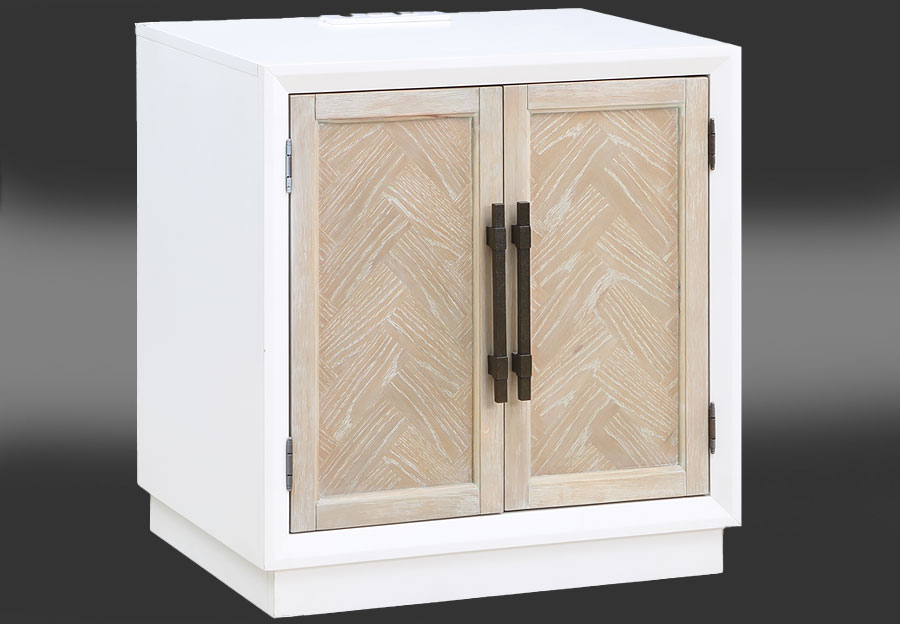 Panama Jack Boca Grande Two Door Unit with Dual USB and AC Plug-in