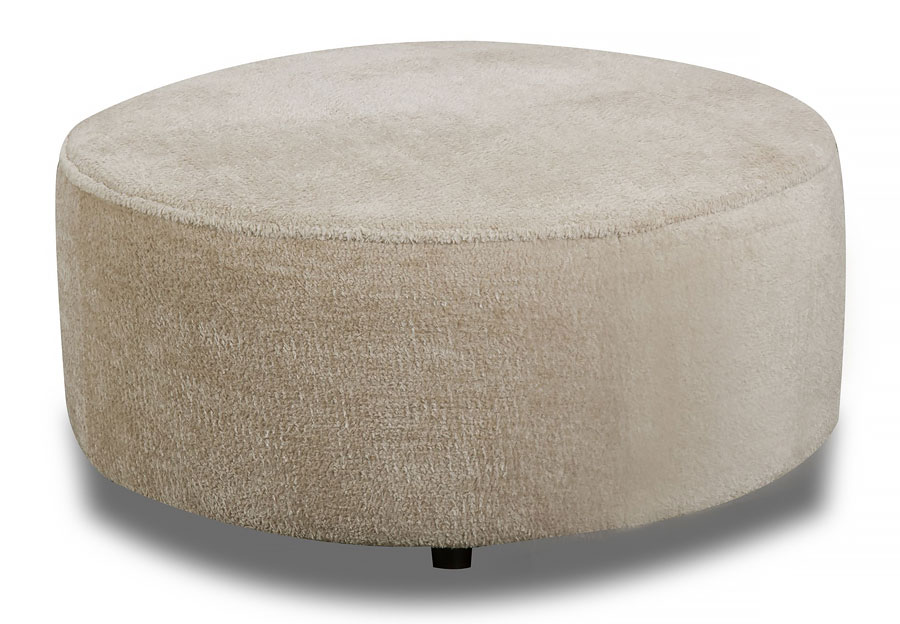 Behold Home Saint Charles Dove Round Ottoman