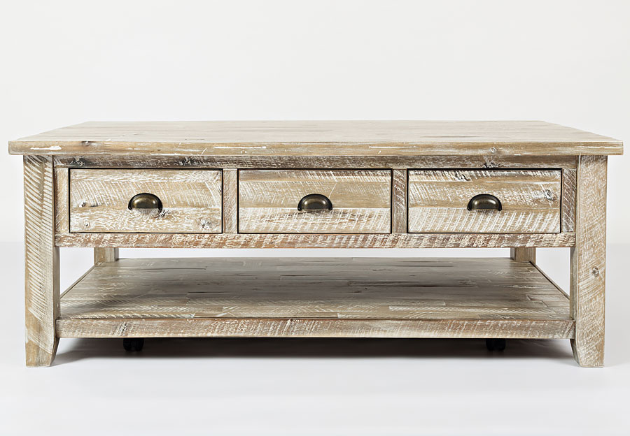 Jofran Artisan's Craft Washed Grey Cocktail Table