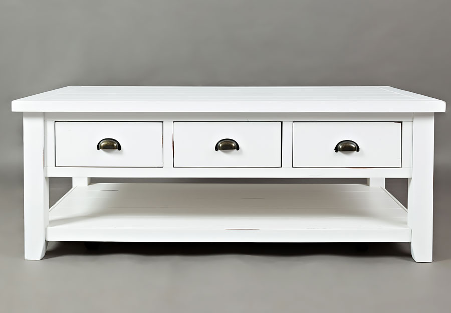 Jofran Artisan's Craft White Cocktail Table