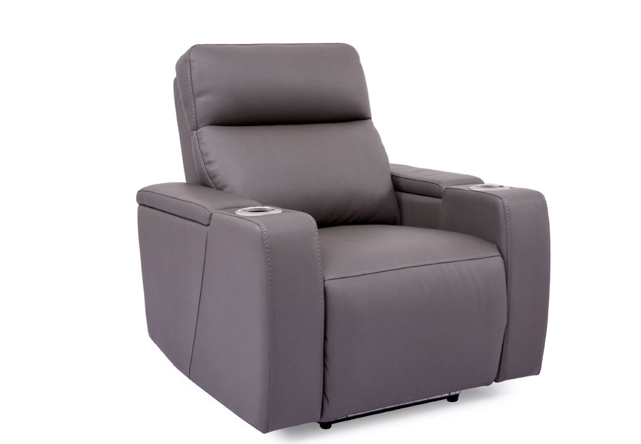 Cheers Lonzo Transformer Grey Dual Power Recliner