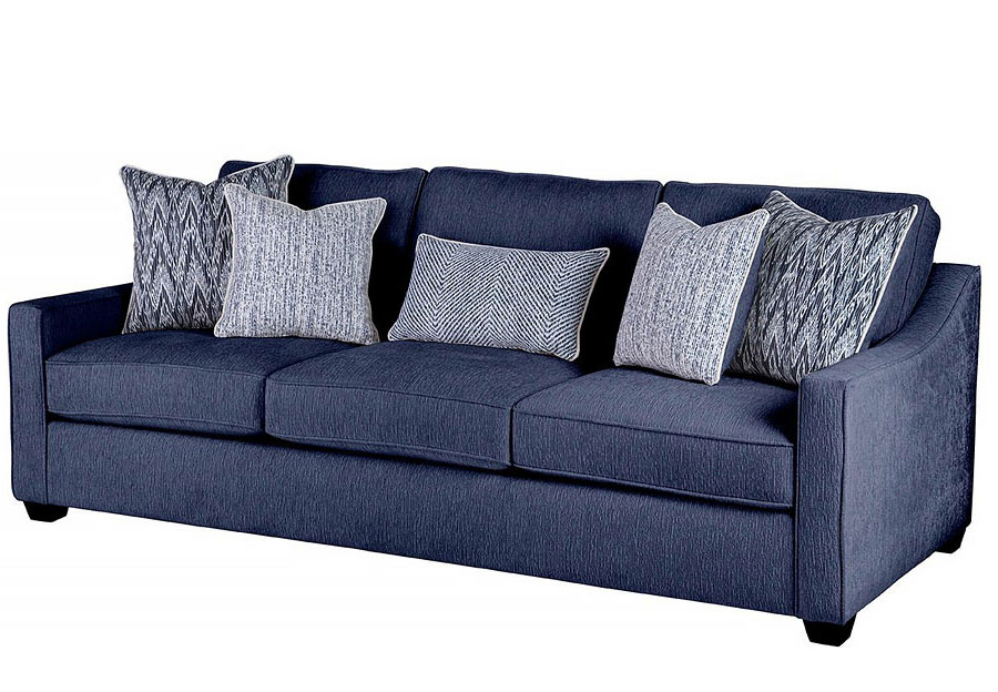 Behold Home Dakota Navy Queen Size Sleeper Sofa