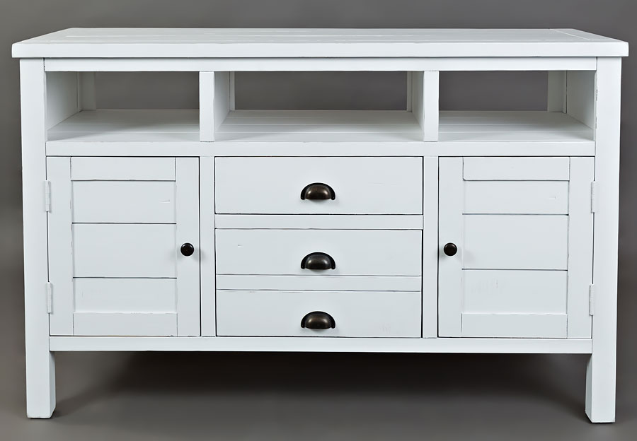 Jofran Artisan's Craft Weathered White 50 Inch Media Console