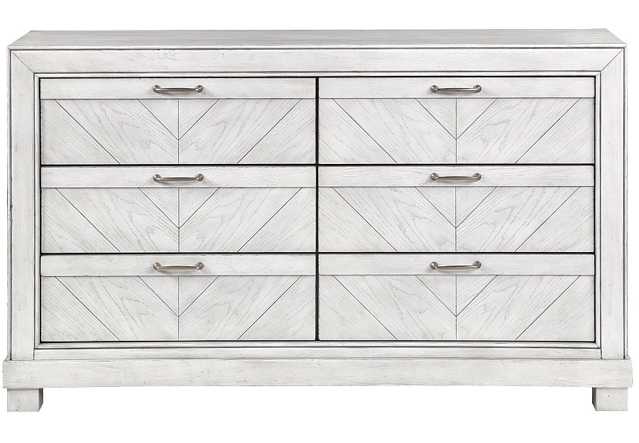 Steve Silver Montana Light Grey Six Drawer Dresser