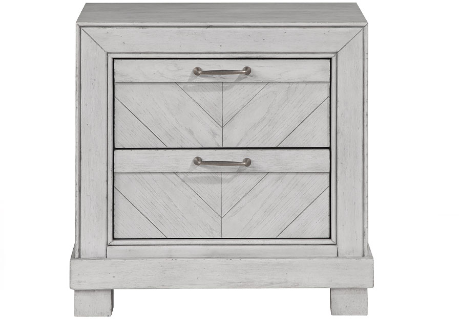 Steve Silver Montana Light Grey Two Drawer Nightstand