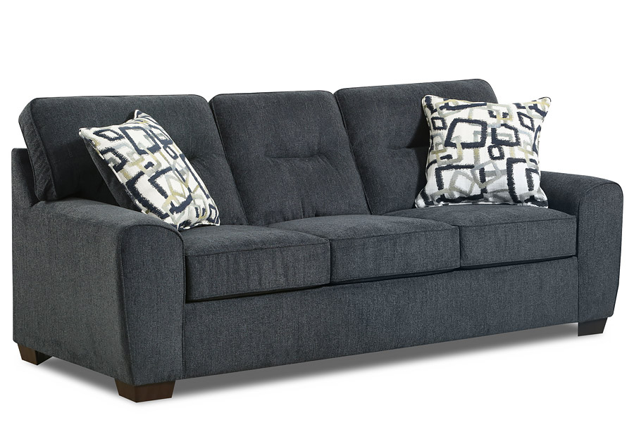 Behold Renzo Skylight Sofa with Digital Ocean Pillows