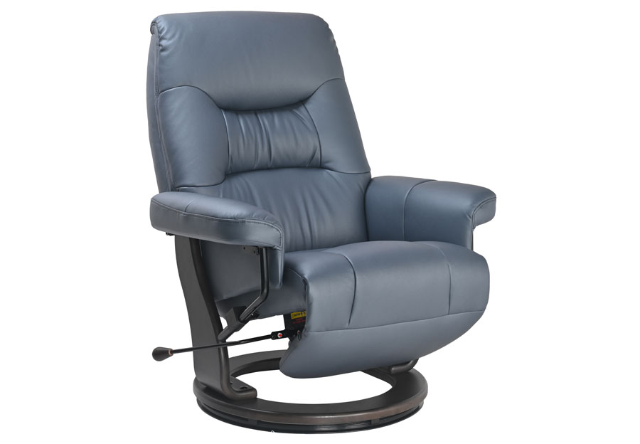 Benchmaster Stressfree Lido Steel Blue Euro Recliner