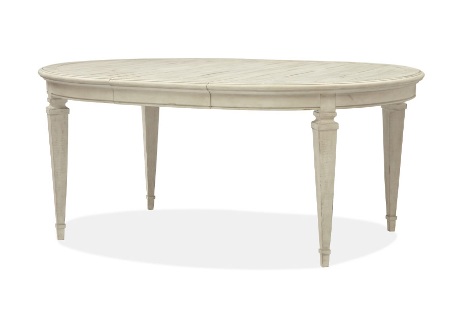 Magnussen Newport Round Dining Table With Leaf 18 inch