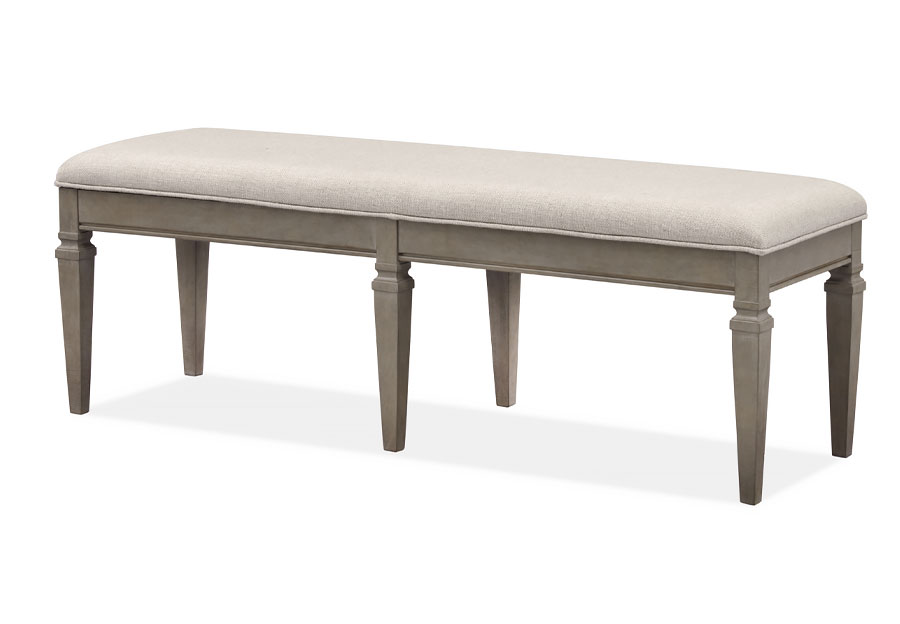 Magnussen Lancaster Upholstered Dining Bench With Storage