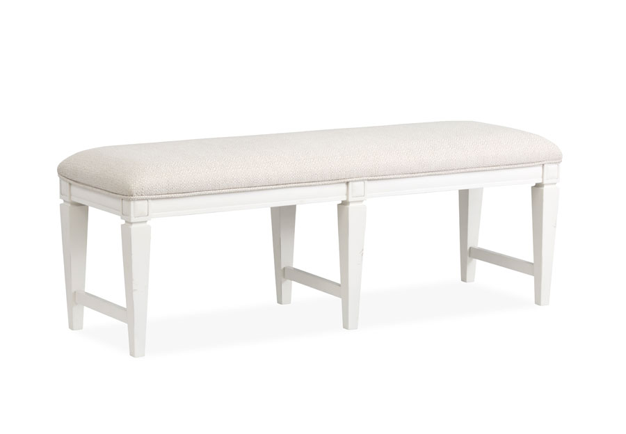 Magnussen Willowbrook Bench with Upholstered Seat