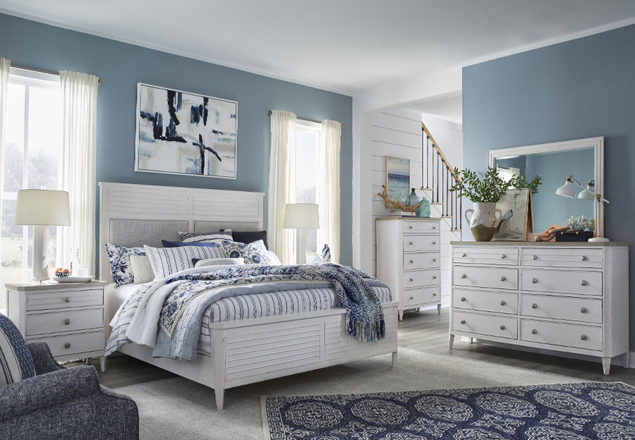 Magnussen Echo Isles King Bed, Dresser and Mirror