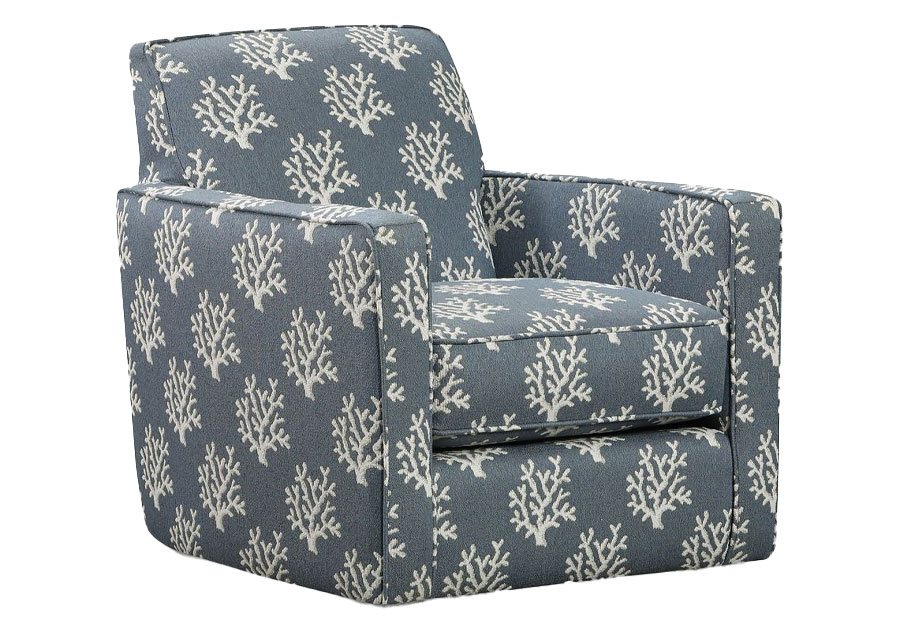 Fusion Coral Sands Navy Swivel Glider Chair