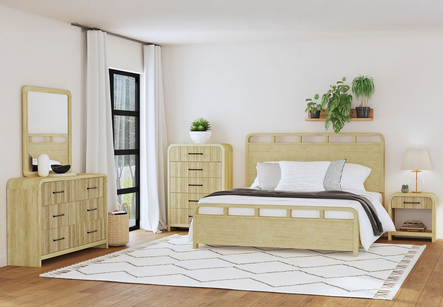 Elements Ridgemont Full Bed, Dresser and Mirror