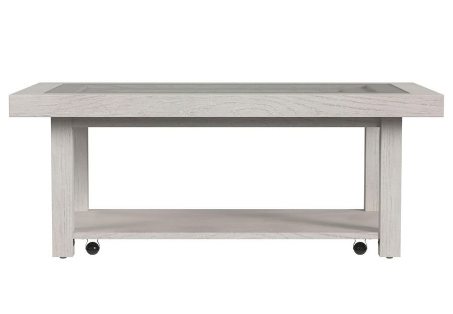 Elements Avalanche Cocktail Table With Casters