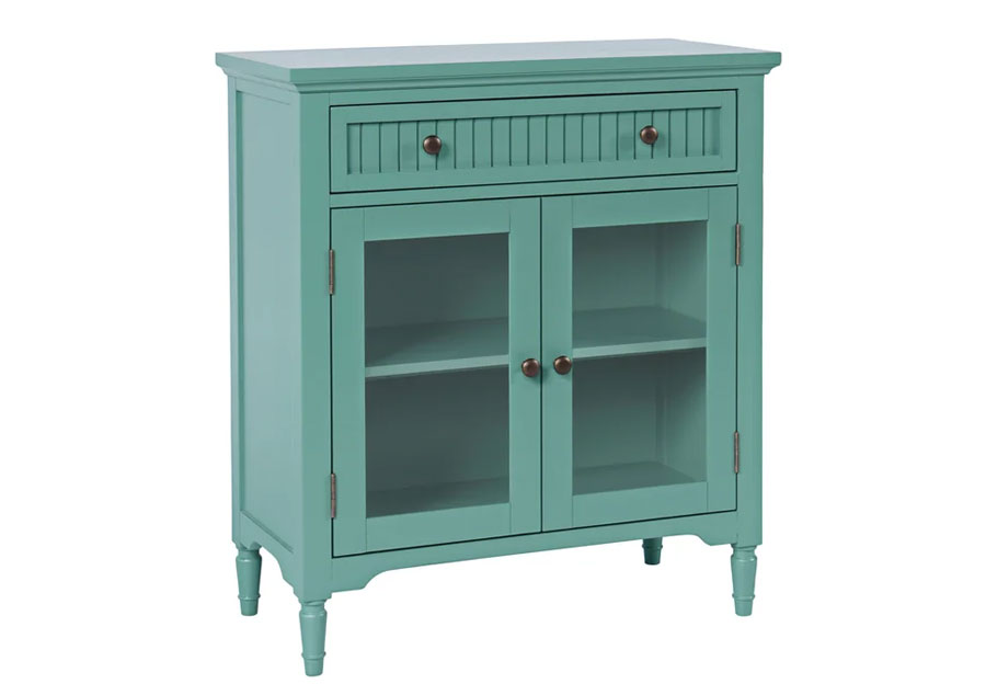 Jofran Westport Fern Green 32inch Accent Cabinet