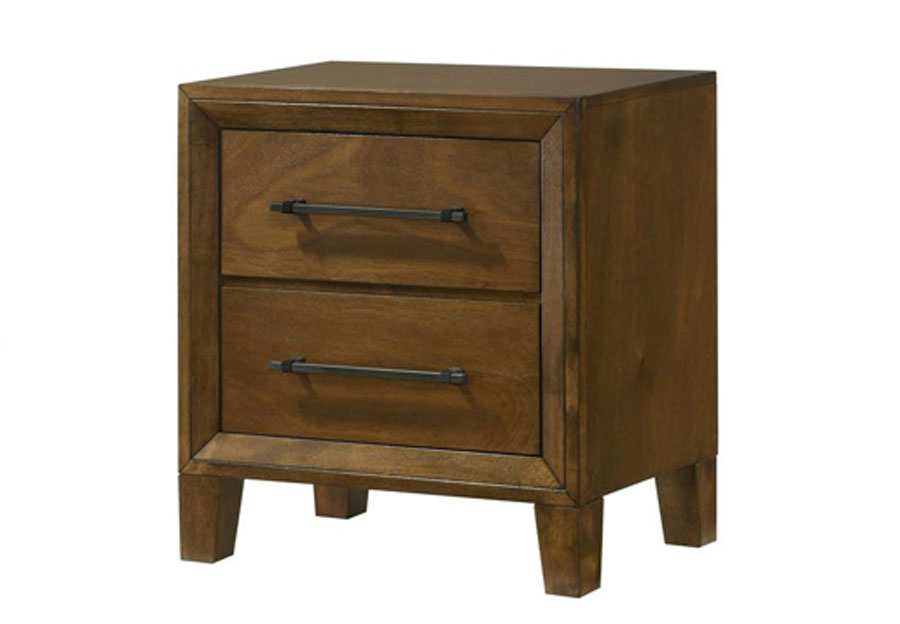 Newclassic Ballard Walnut Two Drawer Nightstand
