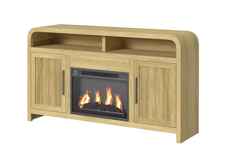 Elements Ridgemont Console With Fireplace