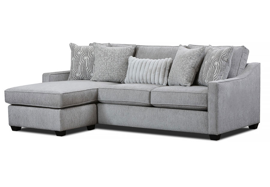 Behold Bowmore Grey Chaise Sofa