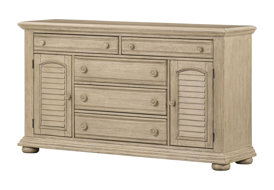 Liberty Furniture Summer House Natural Two Door and Five Drawer Dresser