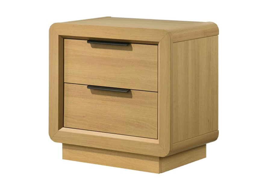 Lifestyle Harbor Natural Two Drawer Nightstand