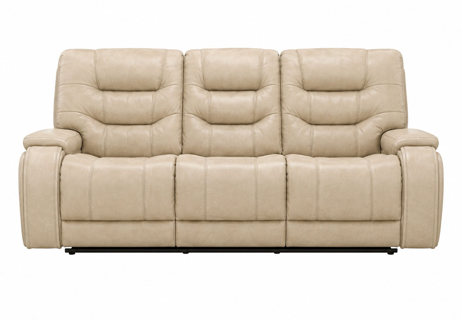 Lifestyles Cayman Beach Leather Match Dual Power Reclining Sofa