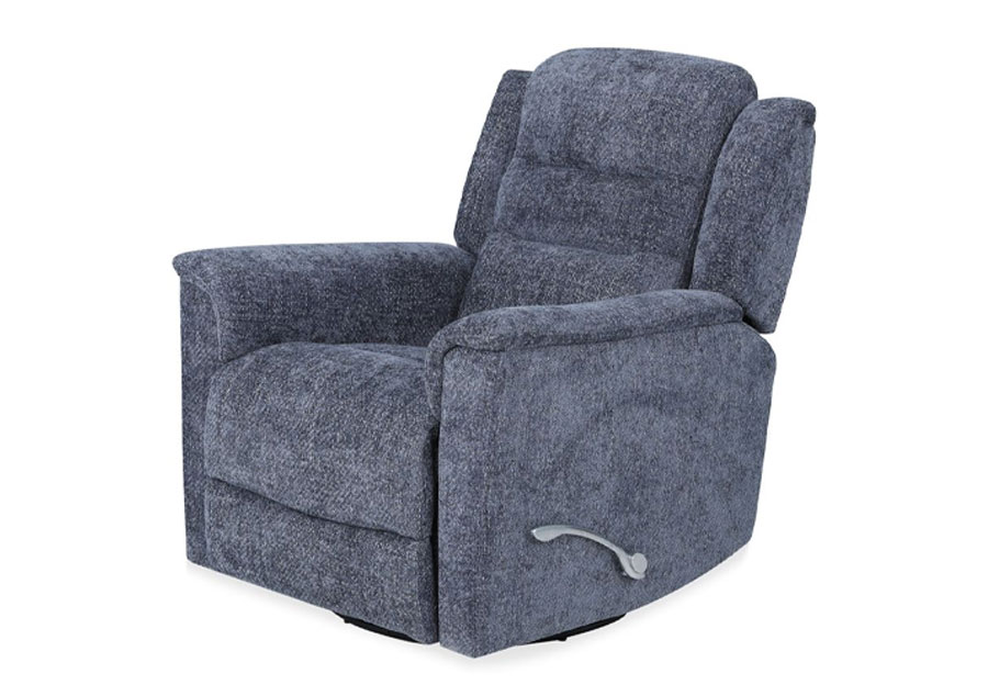 Cheers Bennett Azure Swivel Glider Recliner
