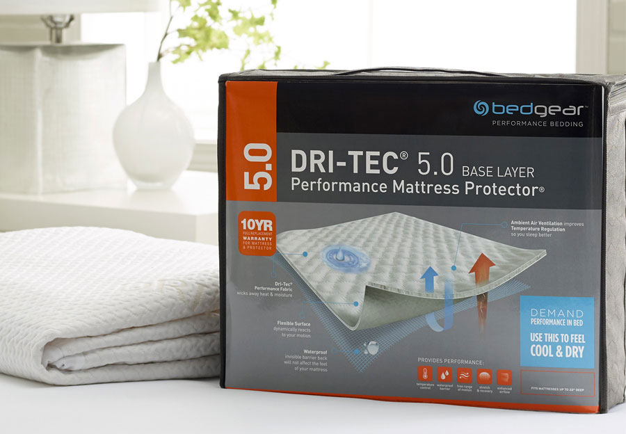 Bedgear Dri-Tec Split Head King Mattress Protector