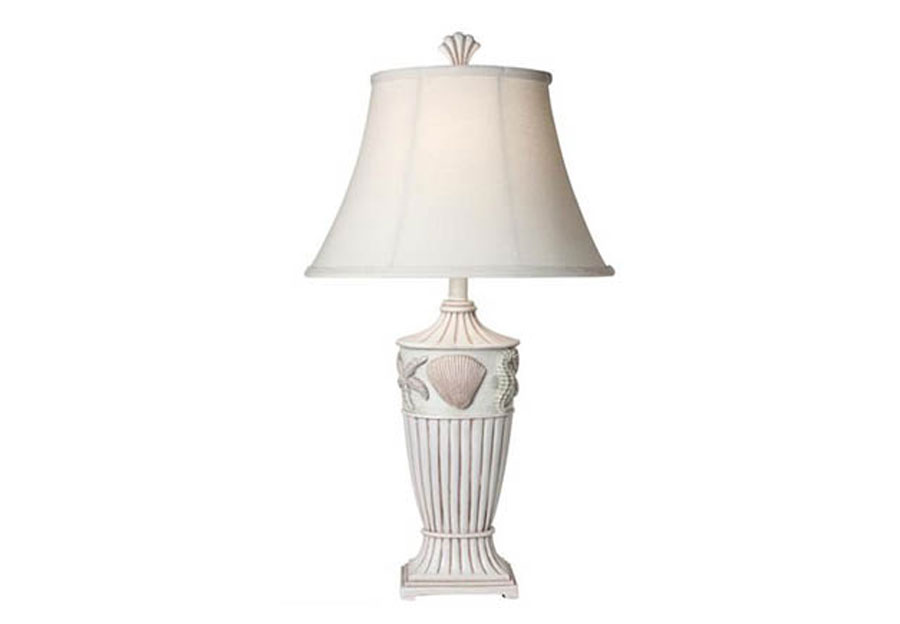 StyleCraft Sand and Sea Shell Table Lamp