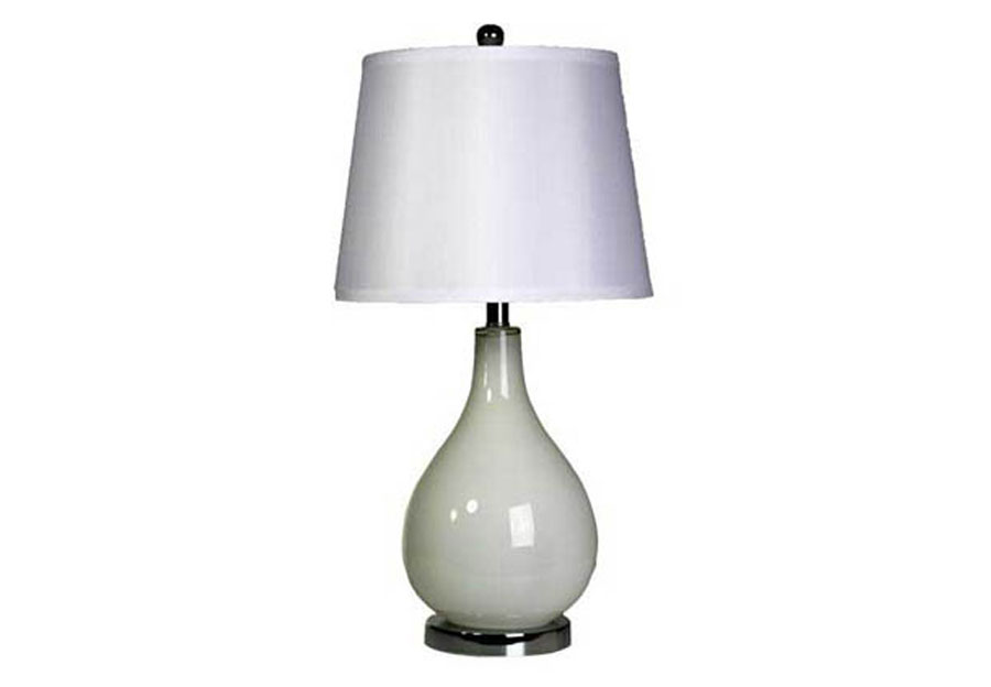 StyleCraft Glass Table Lamp