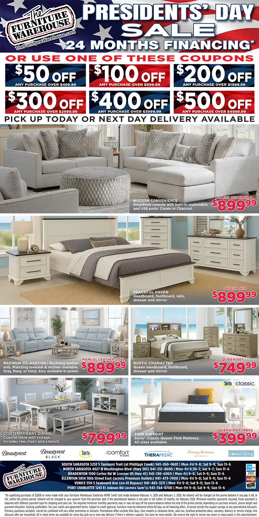 Presidents’ Day Sale! Your Home Refresh Starts With These Savings!