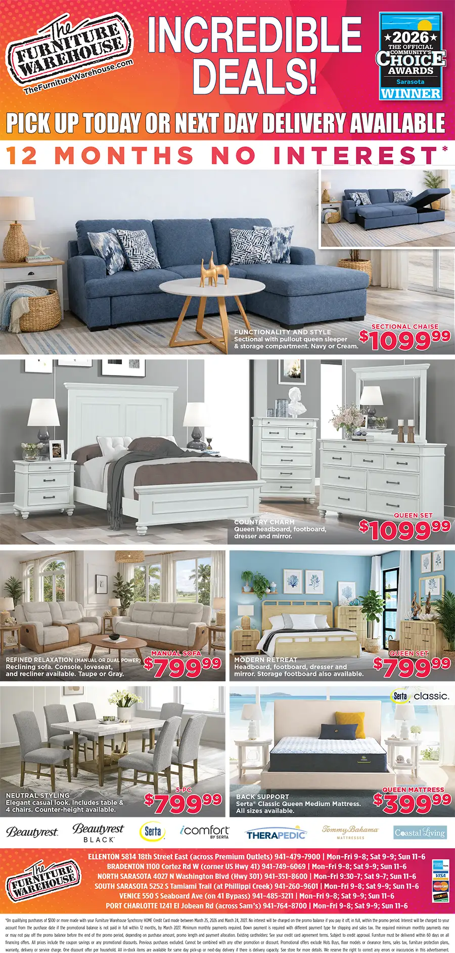 Incredible Deals! Turn Your House Into A Home With Our Exclusive Furniture Offers!