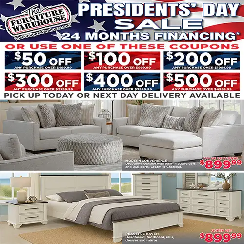 Presidents’ Day Sale! Your Home Refresh Starts With These Savings!
