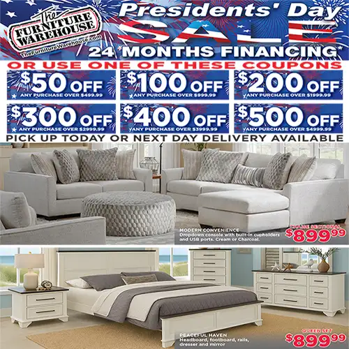 Presidents’ Day Sale! Your Home Refresh Starts With These Savings!