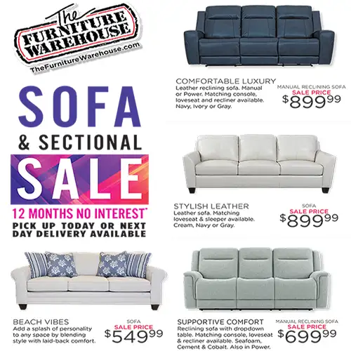 Shop Our Sofa & Sectional Sale for Stylish and Affordable Options!